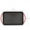 Grelhador Ferro Esmalte Retangular 33X21.5cm