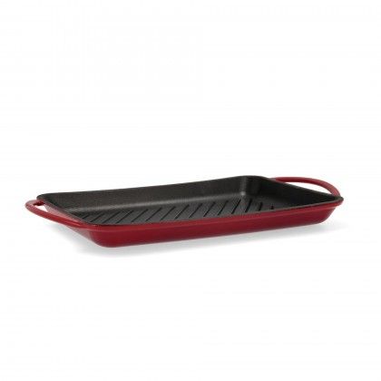Grelhador Ferro Esmalte Retangular 33X21.5cm