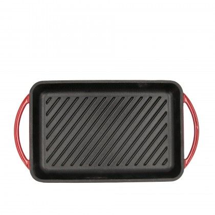 Grelhador Ferro Esmalte Retangular 33X21.5cm