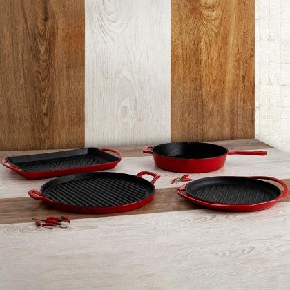 Grelhador Ferro Esmalte Retangular 33X21.5cm