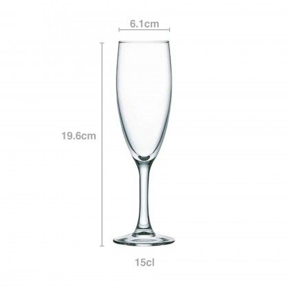 Copo Flute Princesa 15cl Pack 6