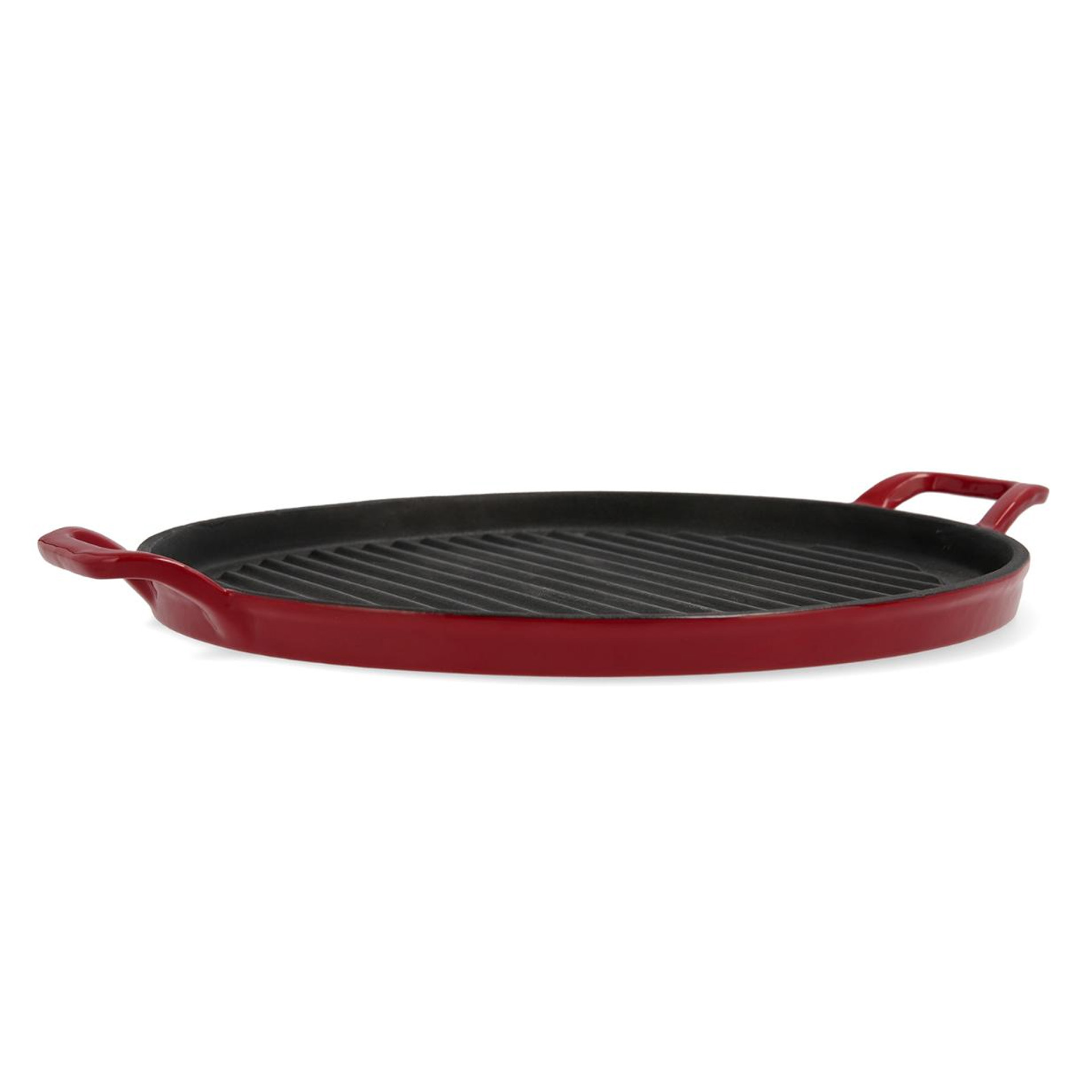 Grelhador Ferro Esmalte Redondo 32cm