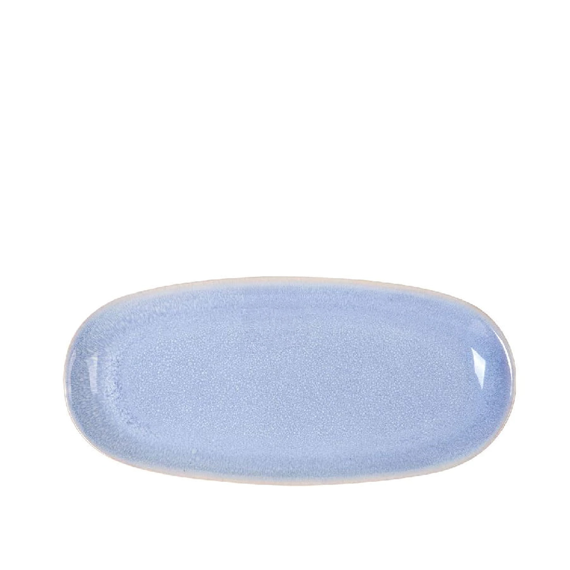 Travessa Macarella Oval Azul 29X13.5X2.4cm