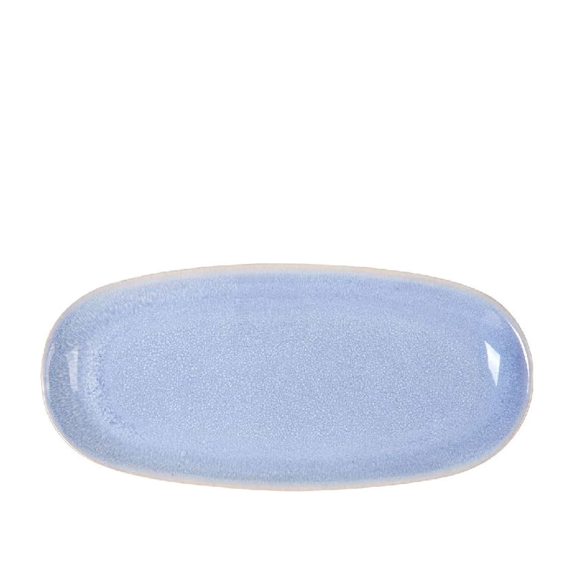 Travessa Macarella Oval Azul 33X14.8X2.7cm