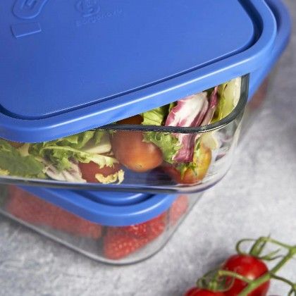 Caixa Hermtica Vidro Igloo Retangular 400ml 13.5X9.5X6.5cm