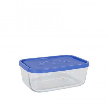 Caixa Hermtica Vidro Igloo Retangular 400ml 13.5X9.5X6.5cm