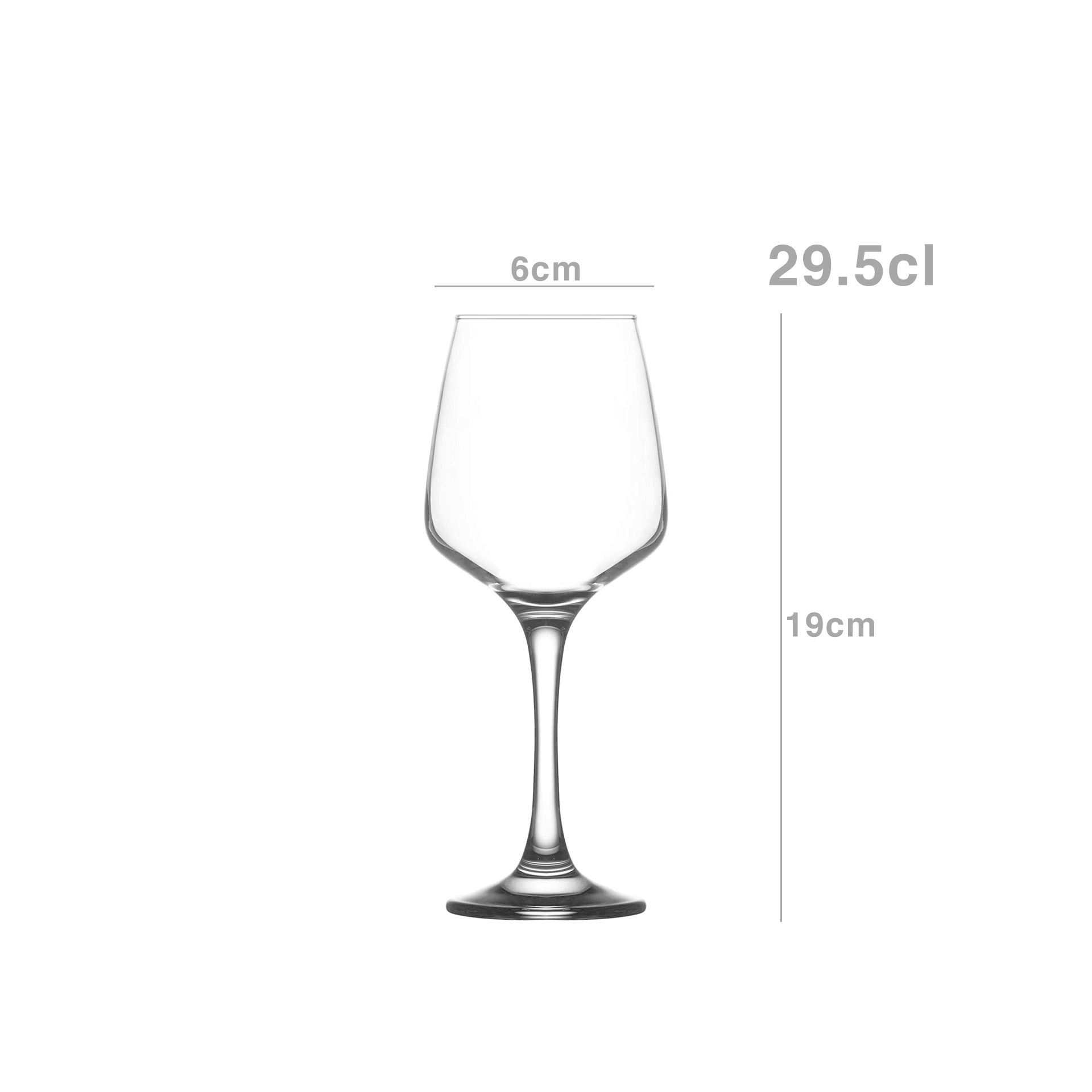 Copo com Pé Lal 29.5cl Pack 6