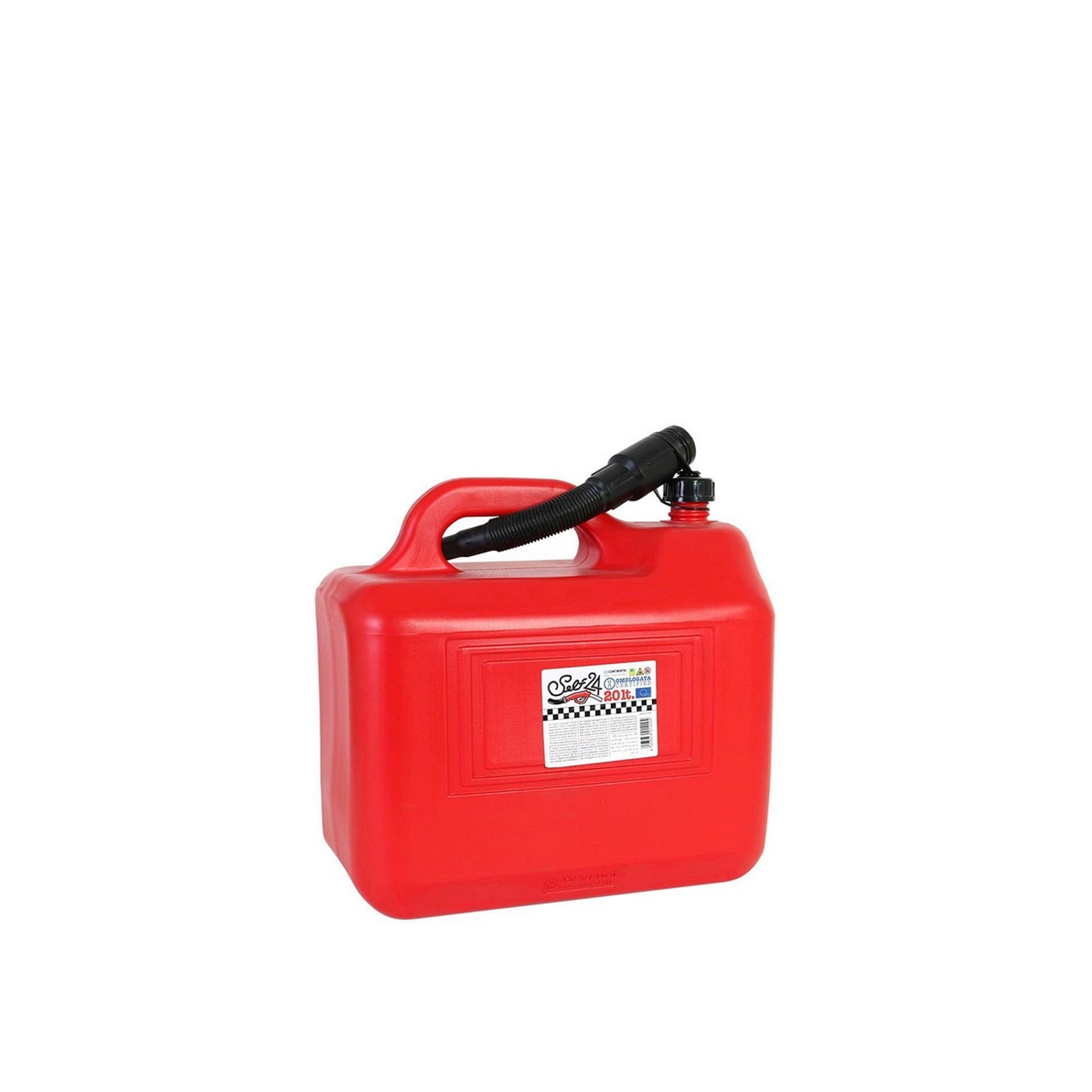 Jerrycan Combustível com Tampa 20l 37X38X22cm