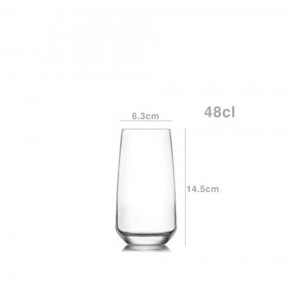 Copo sem Pé Alto Lal 48cl Pack 6 Copo sem Pé Alto Lal 48cl Pack 6