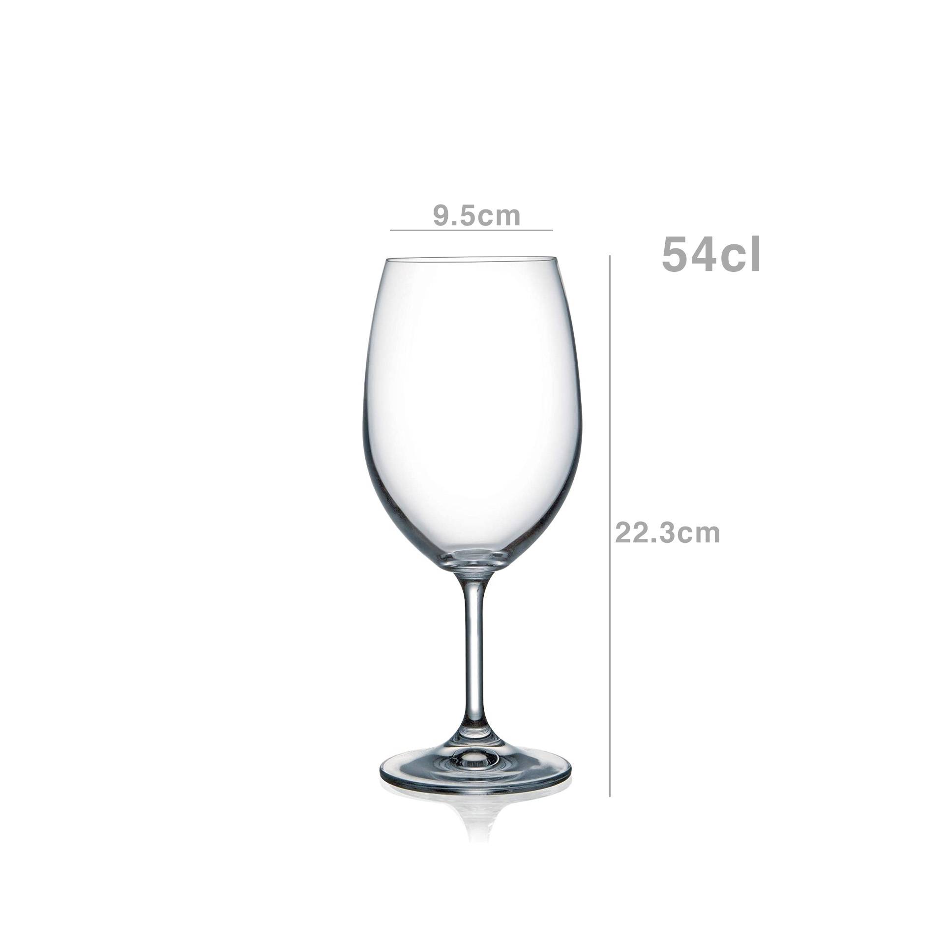 Copo Lara com Pé 54cl 9.5X22.3cm