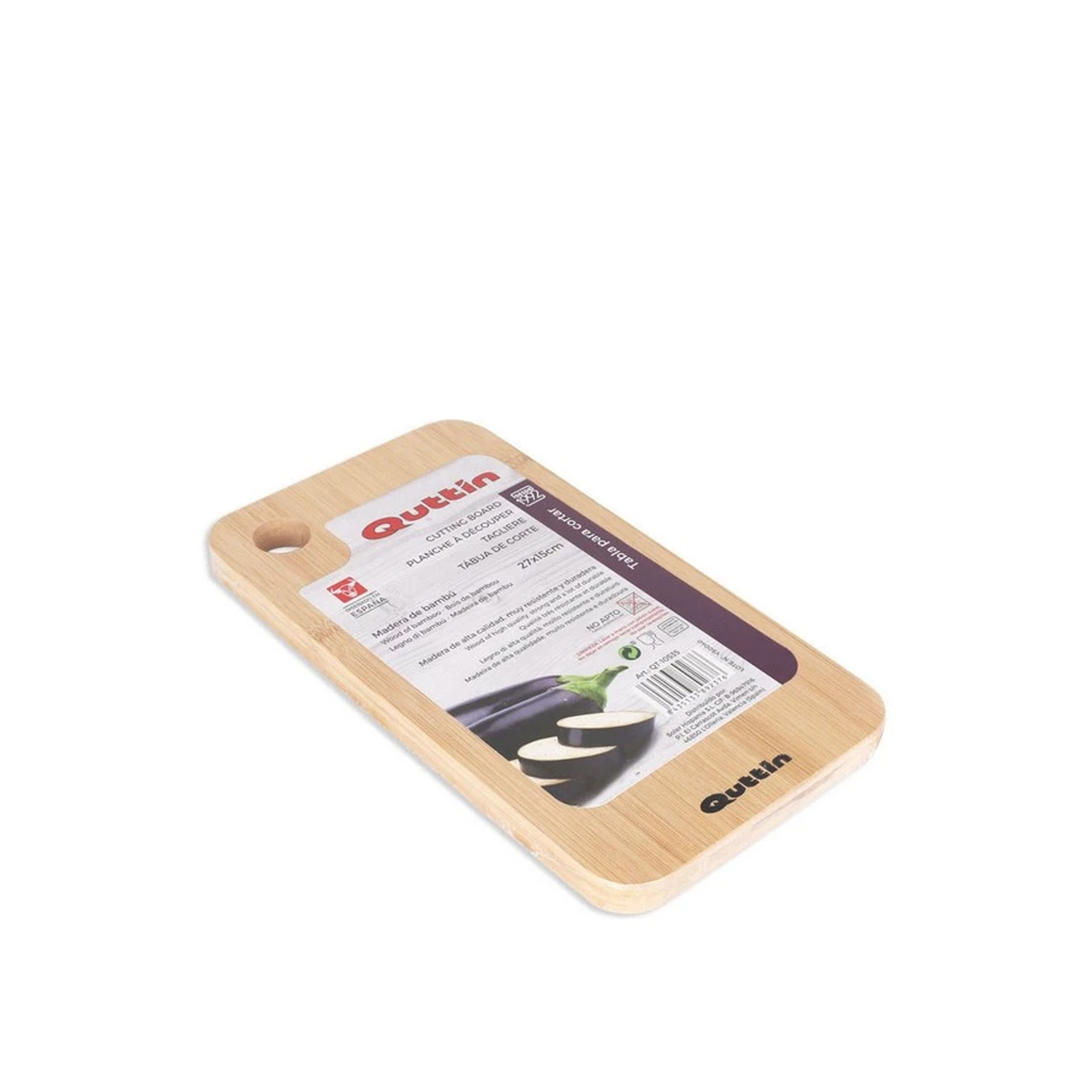 Tábua Cozinha Madeira Retangular 27X15CM