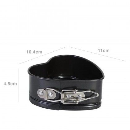 Forma Desmontável Coração 11X10.4X4.6cm Forma Desmontável Coração 11X10.4X4.6cm