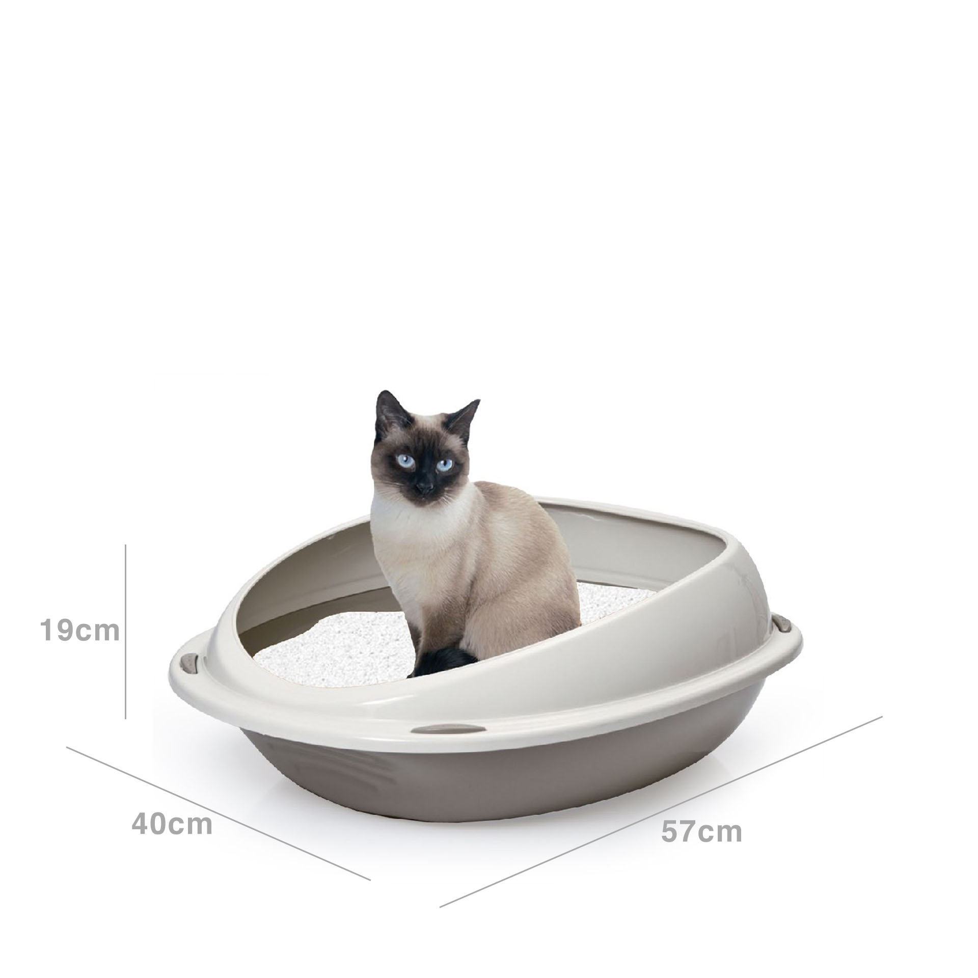 Caixa para Areia Gato Arena 57X40X19cm