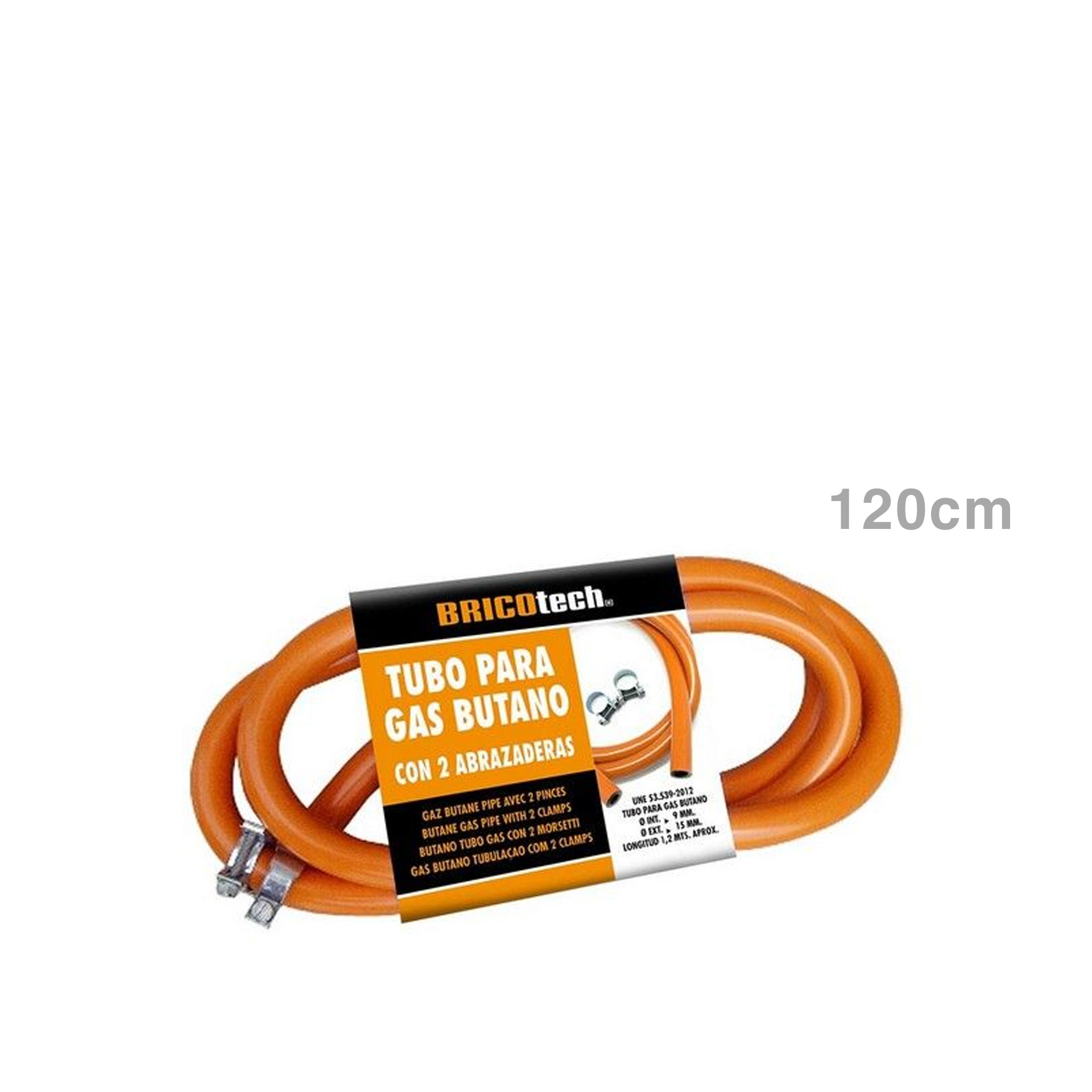 Tubo Gás Butano Bricotech 120cm