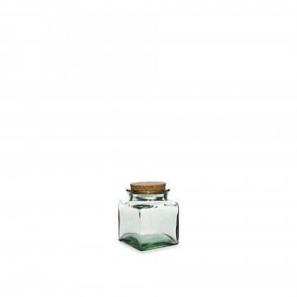 Frasco Hermtico Appletree Quadrado com Tampa Cortia 0.070ml