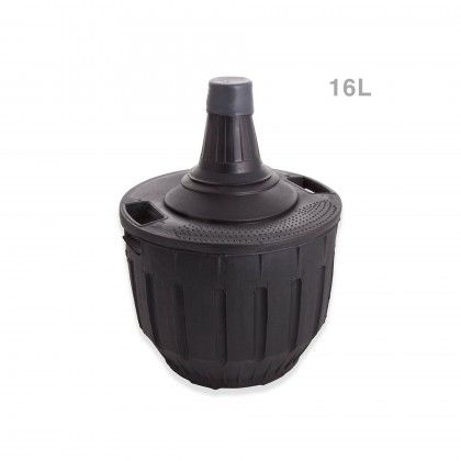 Garrafa Vidro Forrada Plstico 16L