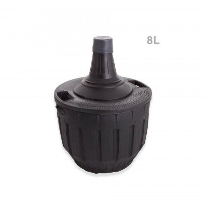 Garrafa Vidro Forrada Plstico 8L