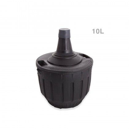 Garrafa Vidro Forrada Plstico 10L
