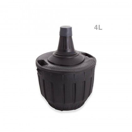 Garrafa Vidro Forrada Plstico 4L