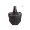 Garrafa Vidro Forrada Plstico 4L