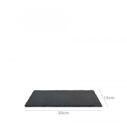 Bandeja Ardsia Elite Preta 30X13cm