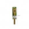 Esptula Curva Bambu com Ranhura 30CM
