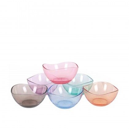 Saladeira Coral Vira 31CL 12X6CM Pack 6