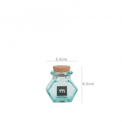 Frasco Hermtico Mediterraneo Com Tampa De Cortia 5.5X6.5cm