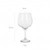 Copo com Pé Gin Combinado 73cl Pack 6 Copo com Pé Gin Combinado 73cl Pack 6