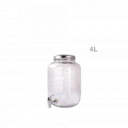 Dispensador Vidro com Torneira 4L Dispensador Vidro com Torneira 4L