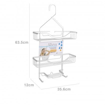 Organizador Banho Alluma 3 Bandejas 35.6X12X63.5cm