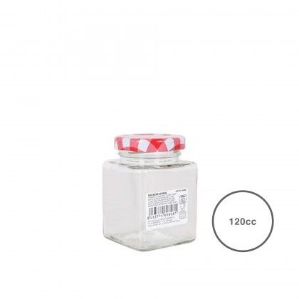 Frasco Herm�tico com Tampa Rosca Xadrez 0.120ml