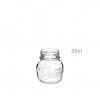 Frasco Hermtico Quattro com Tampa Rosca 0.250ml 8.6X9.3cm