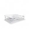 Escorredor Pratos Alumnio 40X28X11cm