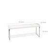 Estante Dobrvel para Armrio 44.3X13.5X18.5cm