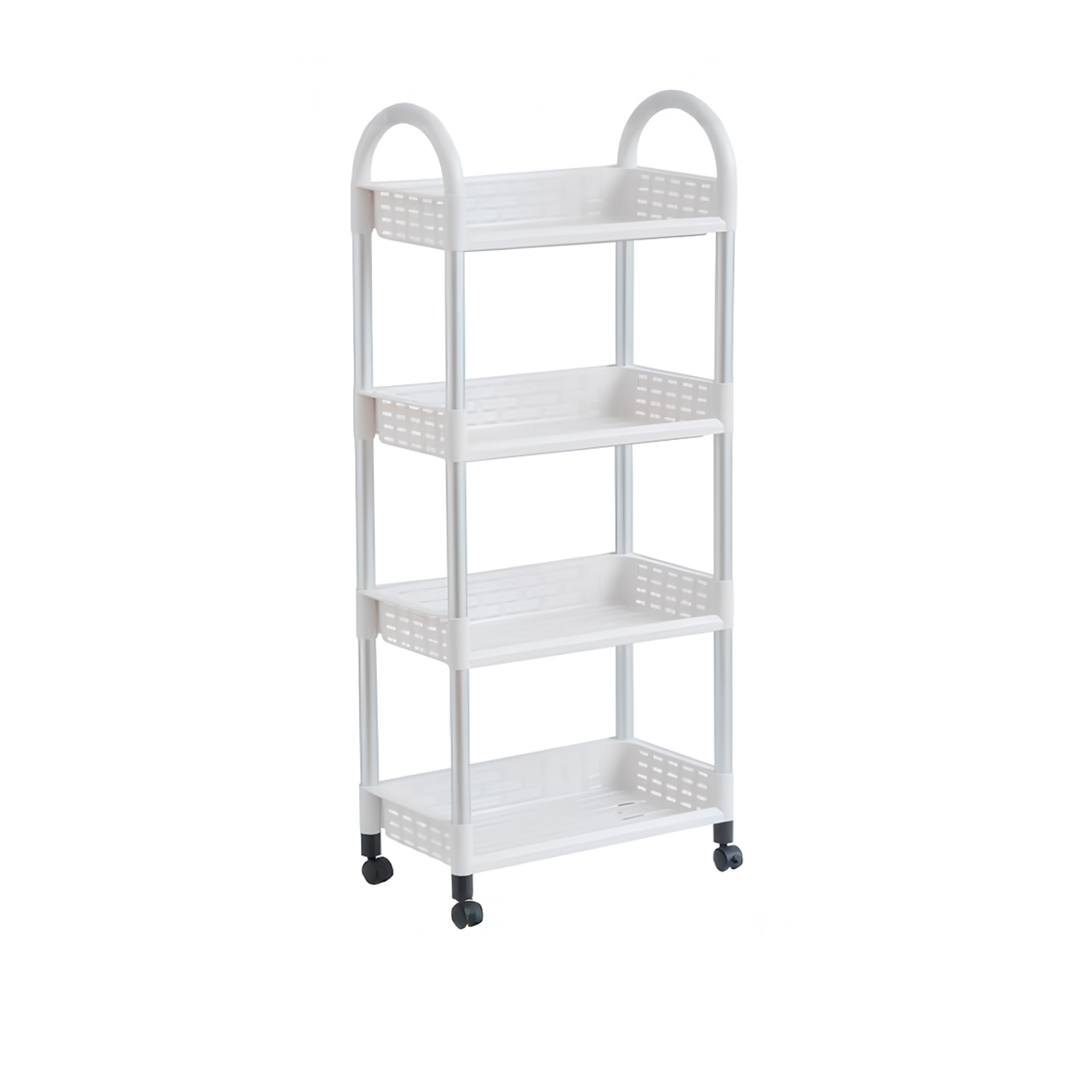 Cesto Organizador Empilhável com Asas Preto 39.5X27X23cm