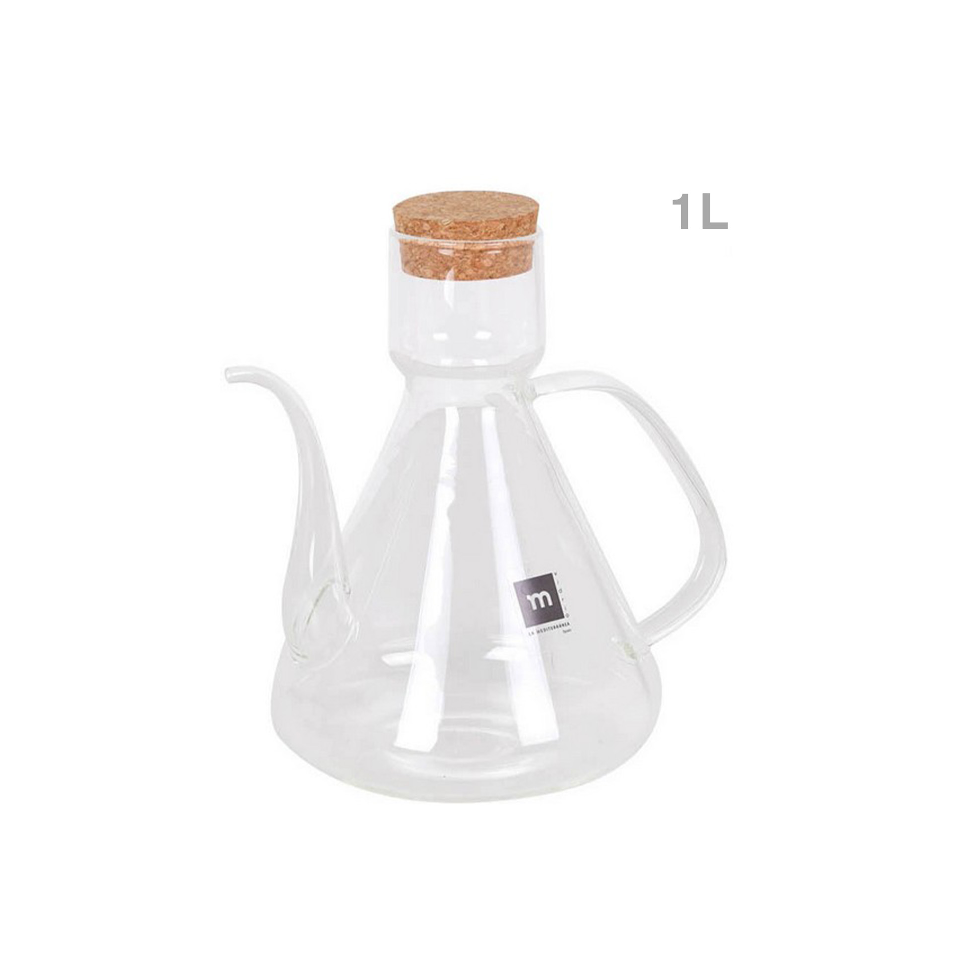 Almotolia Vidro para Azeite com Rolha