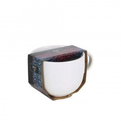 Caneca Porcelana Bekia Branca 500ML