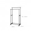 Cabide Extensvel Confortime Duplo 80X42X95-165CM