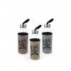 Garrafa Agua Vidro com Capa Protetora 400ML