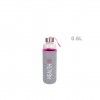 Garrafa Água Vidro com Capa Protetora 600ml 7.2X24.5cm Garrafa Água Vidro com Capa Protetora 600ml 7.2X24.5cm