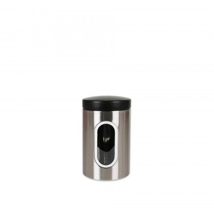 Frasco Cozinha Vidro e Inox 11X17.8cm