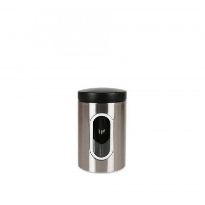 Frasco Cozinha Vidro e Inox 12.1X19.6cm