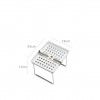 Estante Dobrvel 24X19X17CM