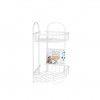 Suporte para Banho Alluwhite com 2 Bandejas 23X23X42CM