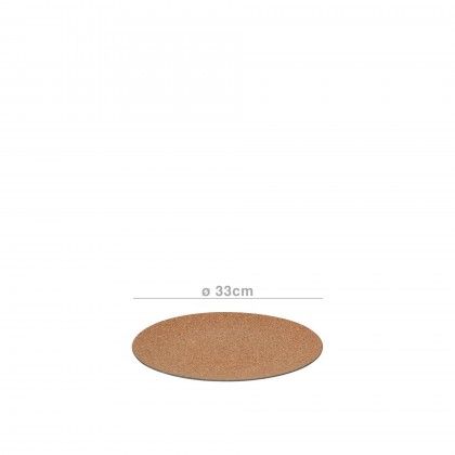 Individual Plstico Pvc / Cortia Redonda 33CM