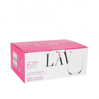 Copo sem P� Gaia 36cl Pack 6