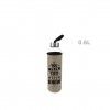 Garrafa Agua Vidro com Capa Protetora 600ML