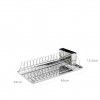 Escorredor Pratos Inox 46X24X12.5cm