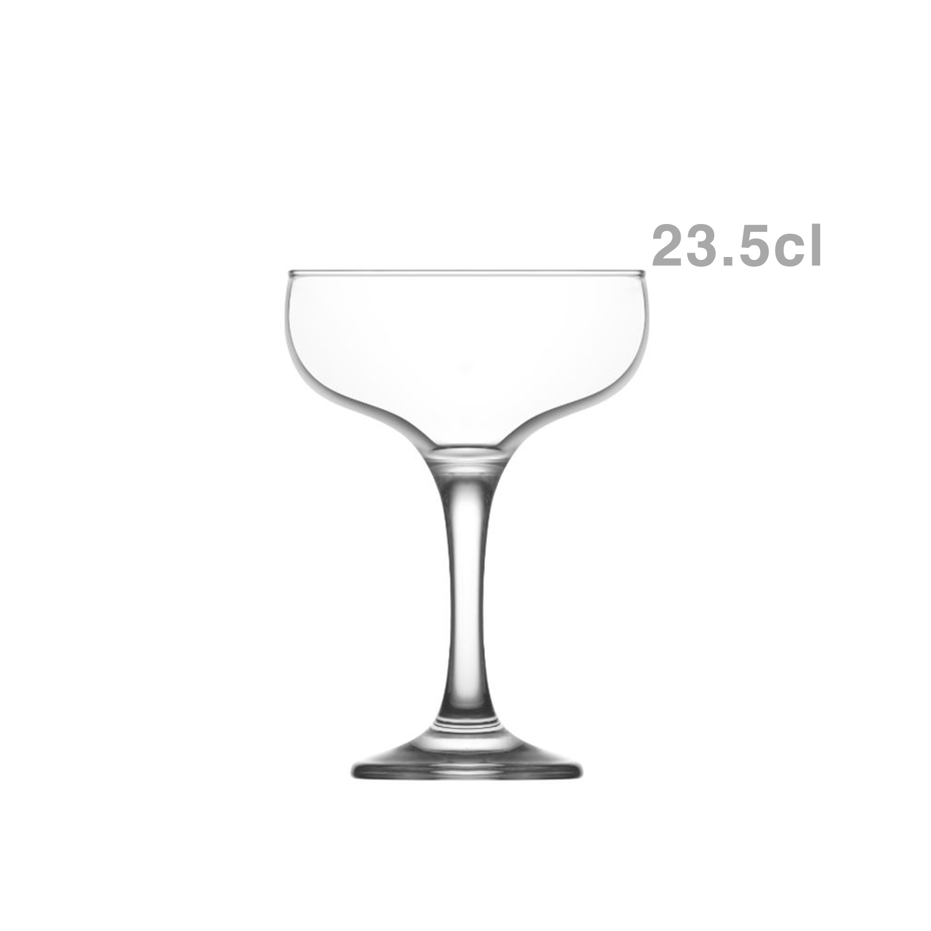 Copo com Pé Champagne Misket 23.5cl Pack 6